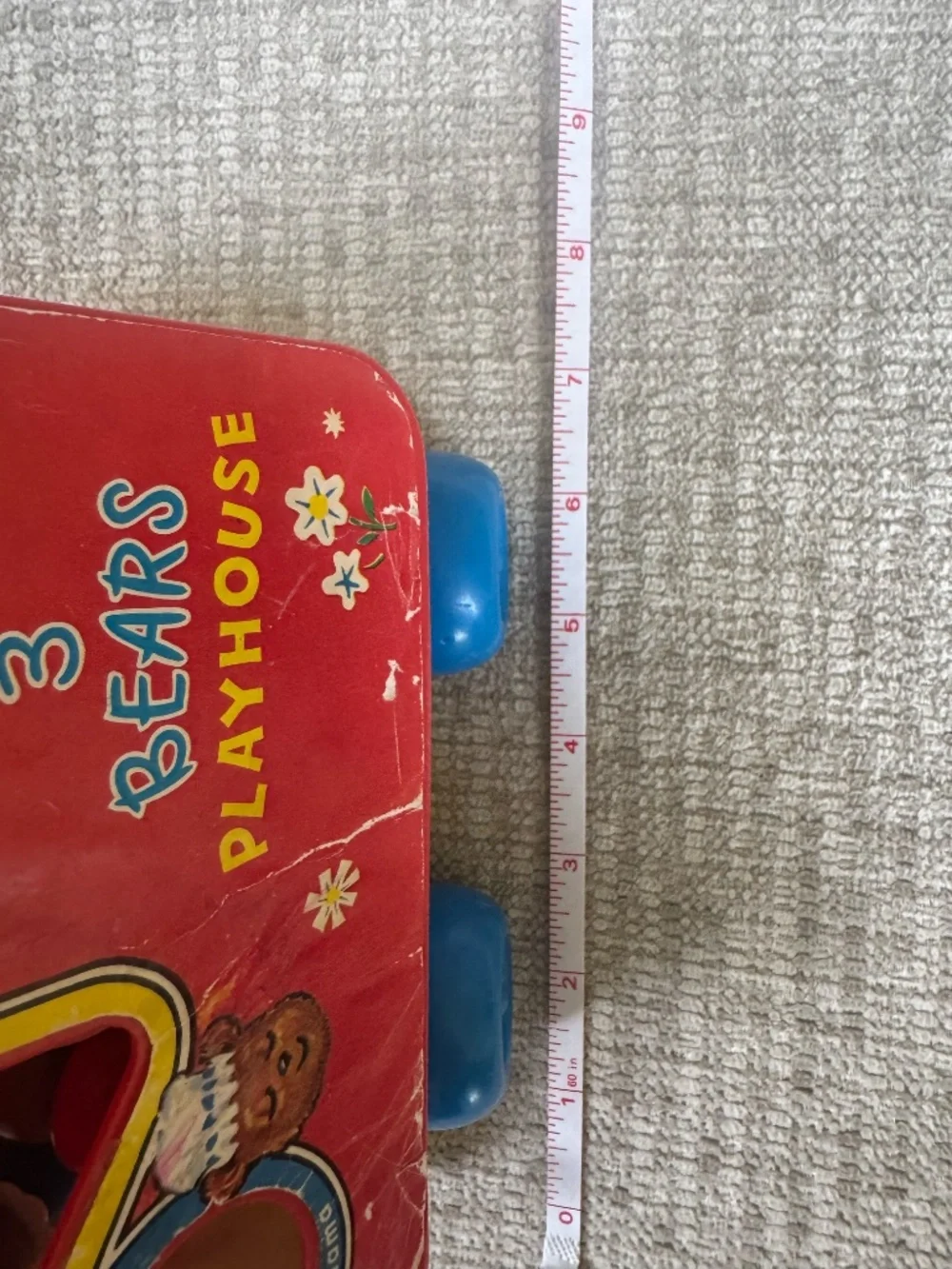 Vintage 1967 Fisher Price Goldilocks & 3 Bears Playhouse #151 Complete + Extras